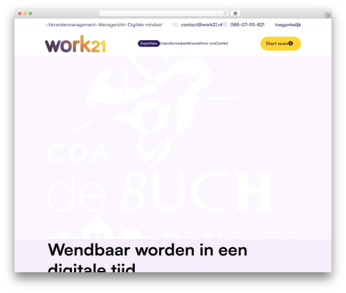 MB effect theme WordPress - www.work21.nl