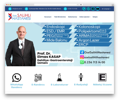 Medixi WordPress theme - osh.com.tr