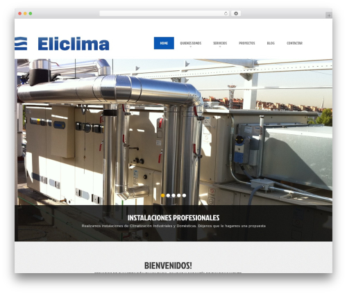 Theme WordPress cherry - eliclima.com