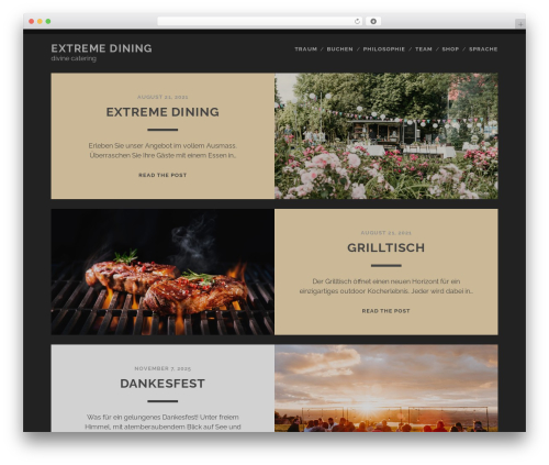 Tracks pro WordPress plugin - extremedining.ch