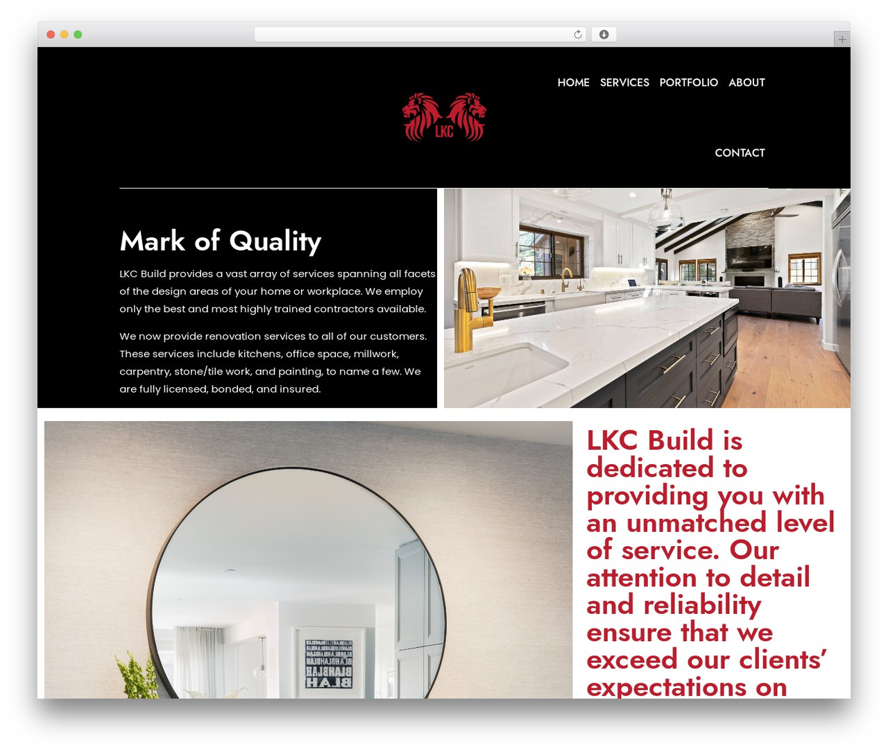 WordPress theme LKC - lkcbuild.com