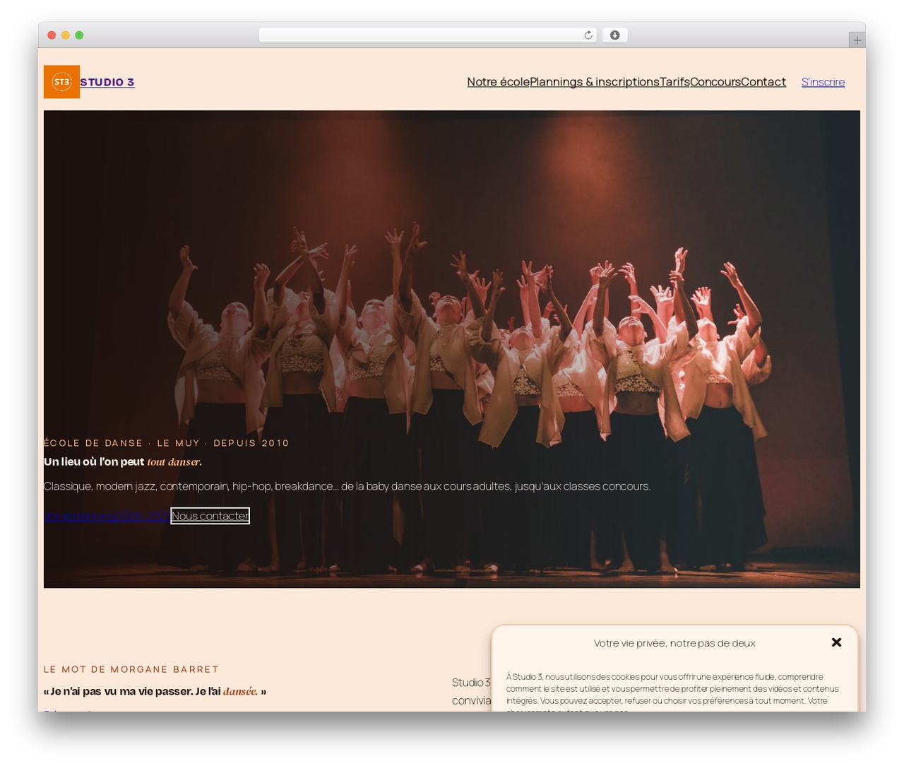 WordPress theme Studio 3 - morganebarret.com WordPress theme Studio 3 - morganebarret.com
