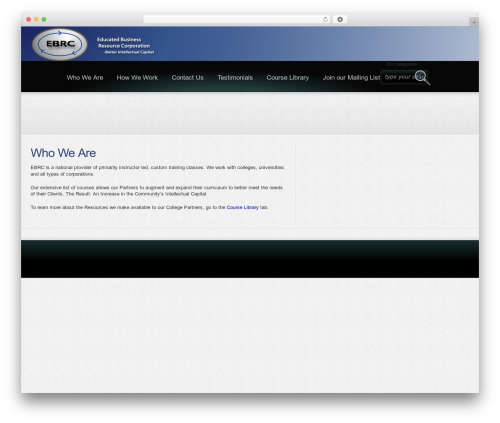 Boldy theme WordPress - ebrcorp.com
