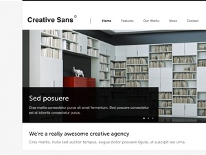 Creative Sans WordPress theme by Good Layers
