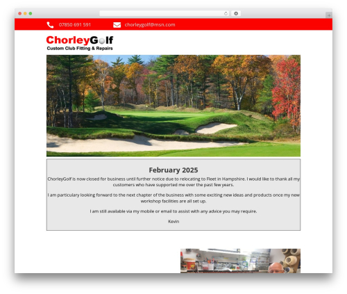 Page generator pro WordPress plugin - chorleygolf.com