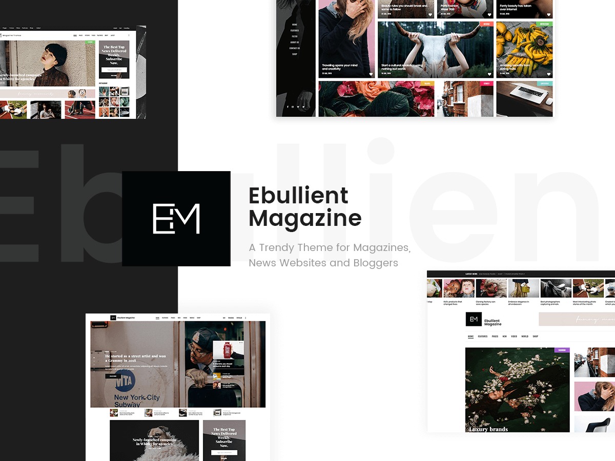Ebullient WordPress theme Ebullient WordPress theme