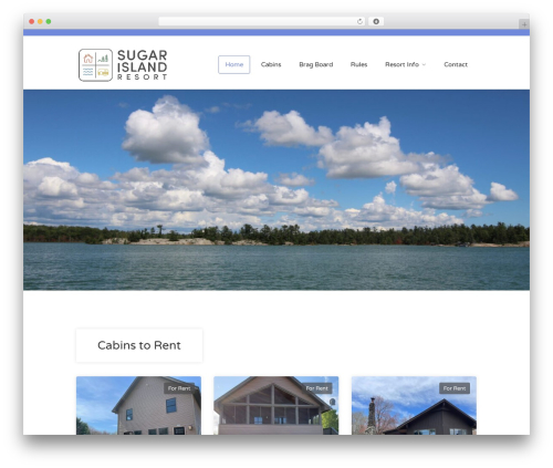 Findeo WordPress theme - sugarislandresort.com