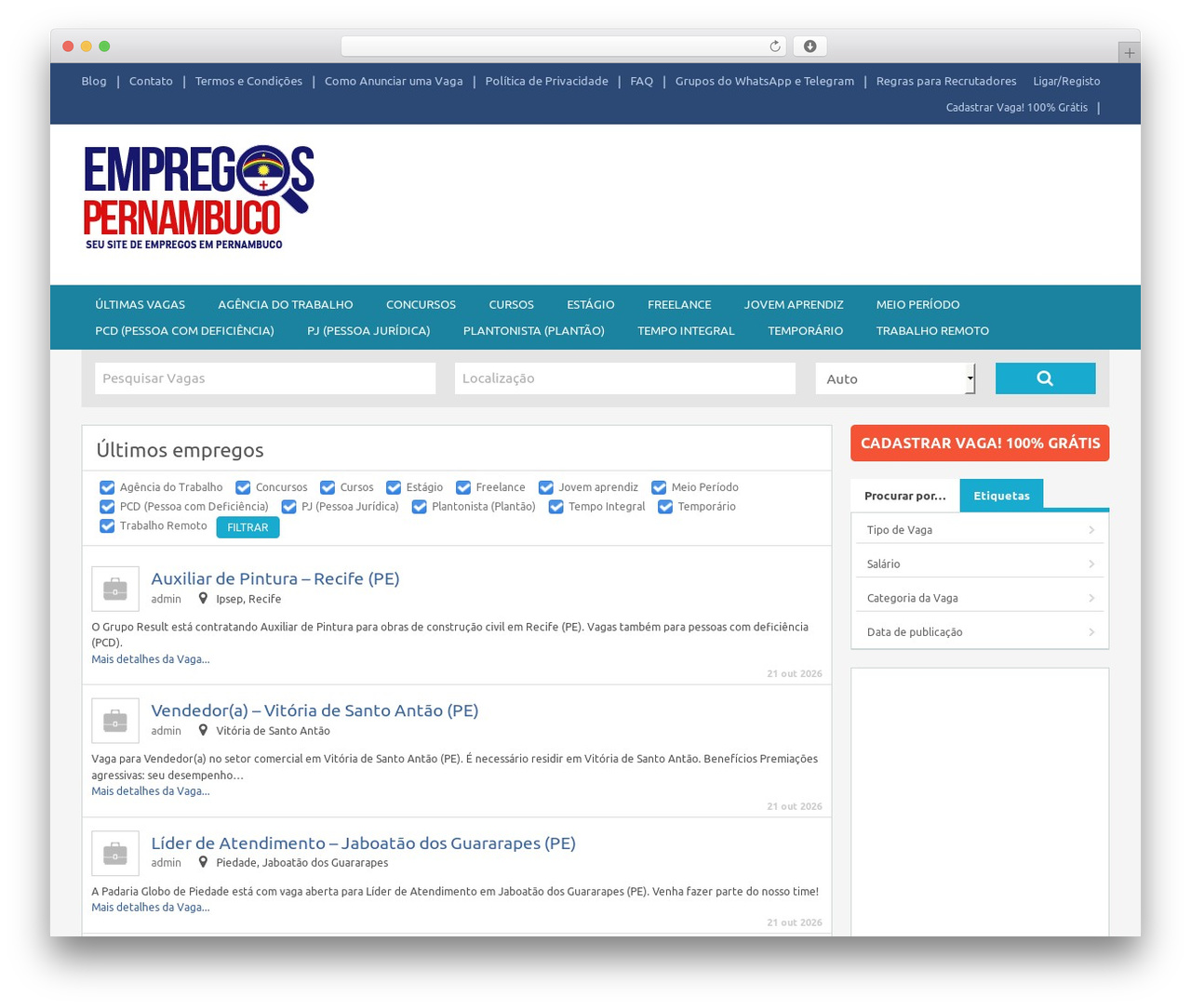 FlatRoller WordPress theme - empregospernambuco.com.br/jobs FlatRoller WordPress theme - empregospernambuco.com.br/jobs