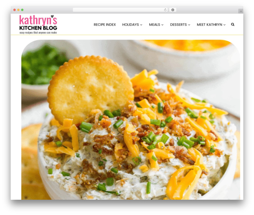 Kadence free WordPress theme - kathrynskitchenblog.com
