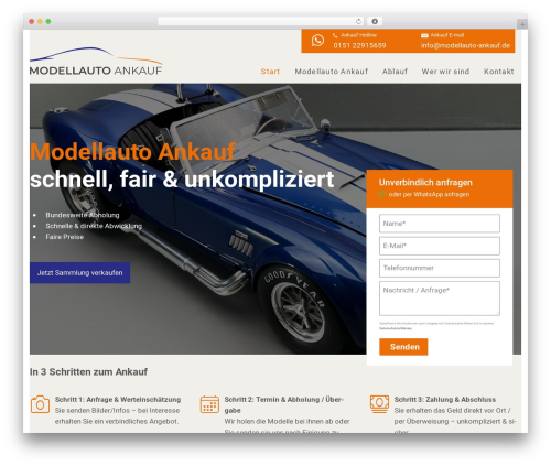 Theme INTERSEM - Version 2 best WordPress theme - modellauto-ankauf.de