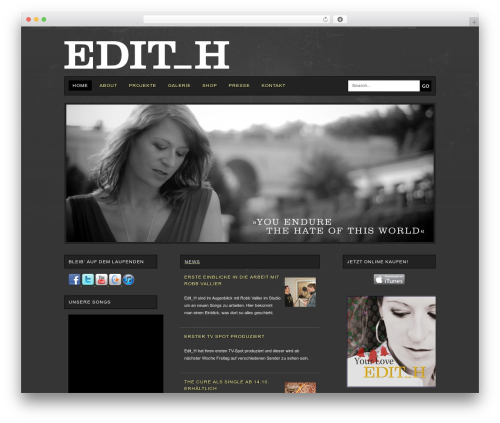 WordPress theme Backstage - edit-h.de