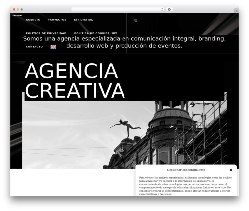 WordPress theme Infolio - comimagine.es