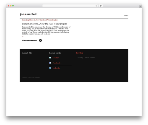 WordPress theme PRESS - essenfeld.net
