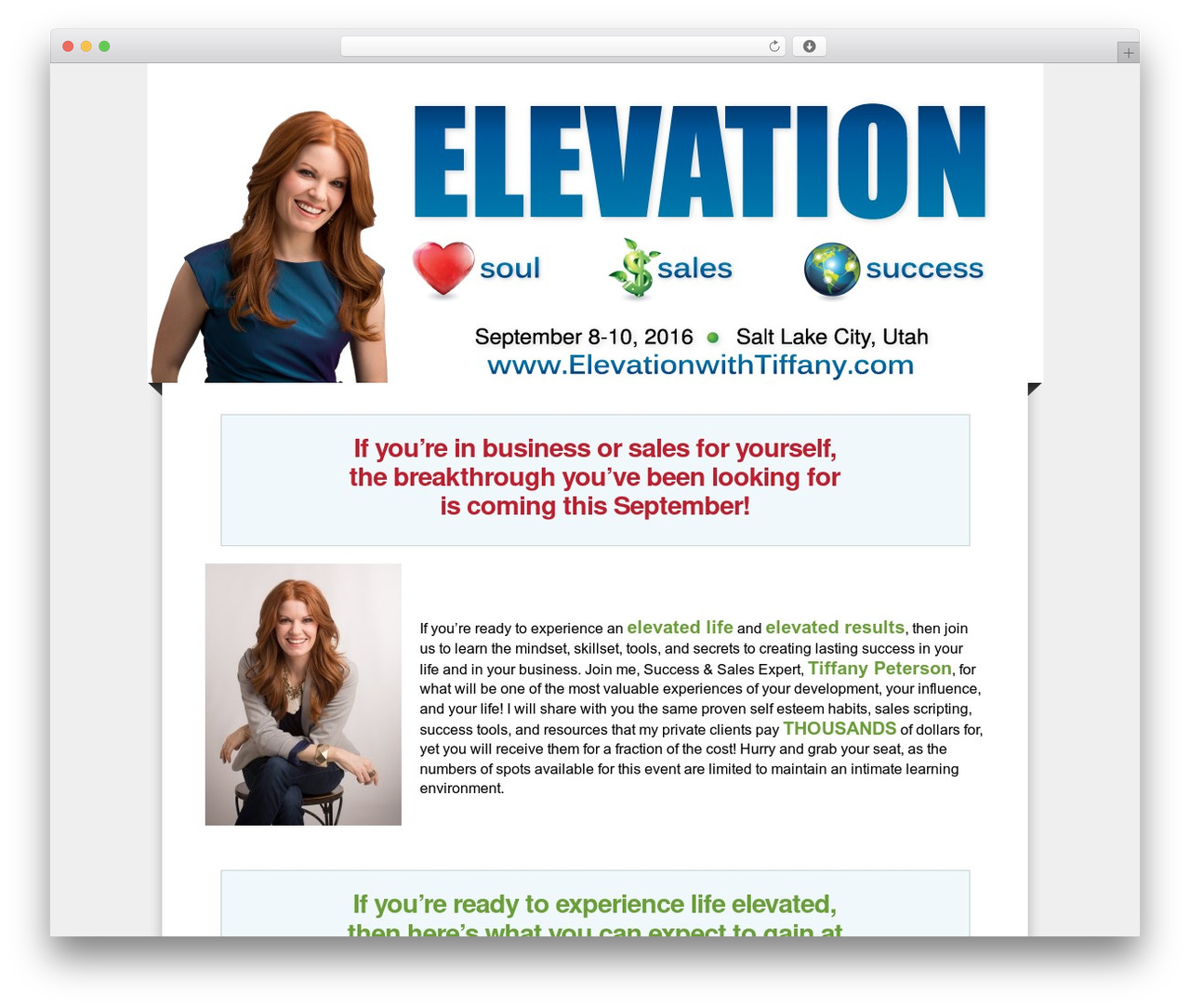 WP theme OptimizePress - elevationwithtiffany.com WP theme OptimizePress - elevationwithtiffany.com