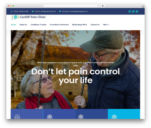 Elementor theme core WordPress plugin - cardiffpainclinic.com