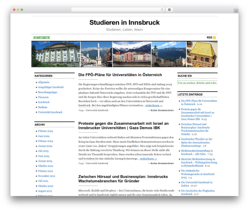 Cutline 3-Column Split WordPress theme - ezw-innsbruck.at
