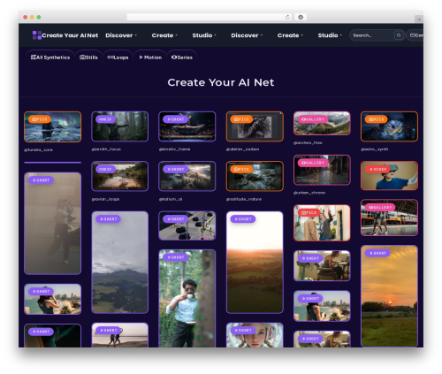 Infinity premium WordPress theme - createyourai.net