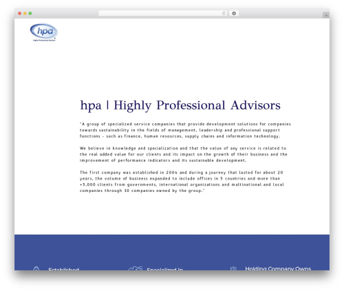 Visual elements WordPress plugin - hpaholding.com