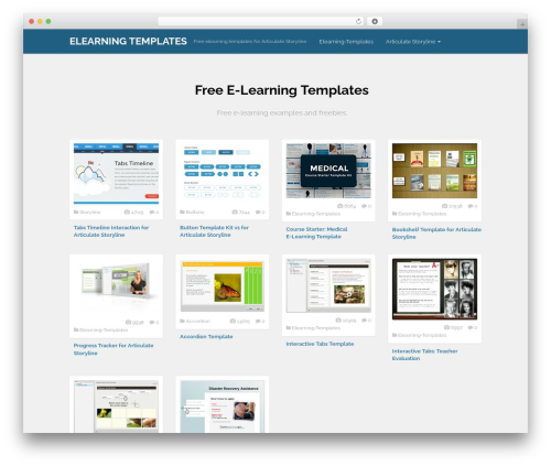 Theme WordPress Boxes - elearningtemplates.org