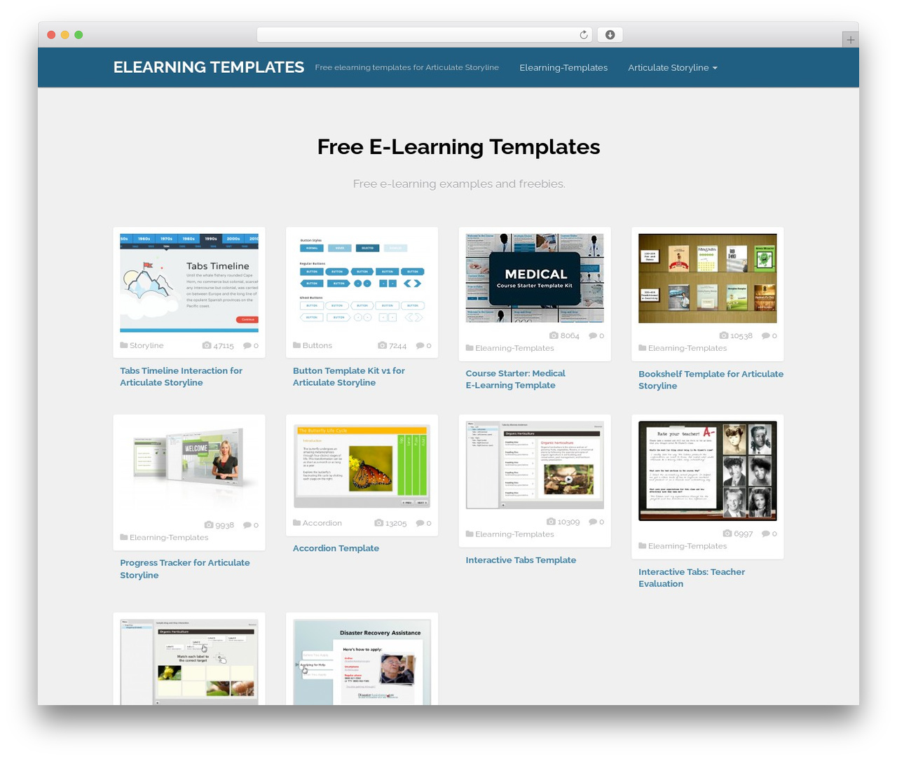 Theme WordPress Boxes - elearningtemplates.org