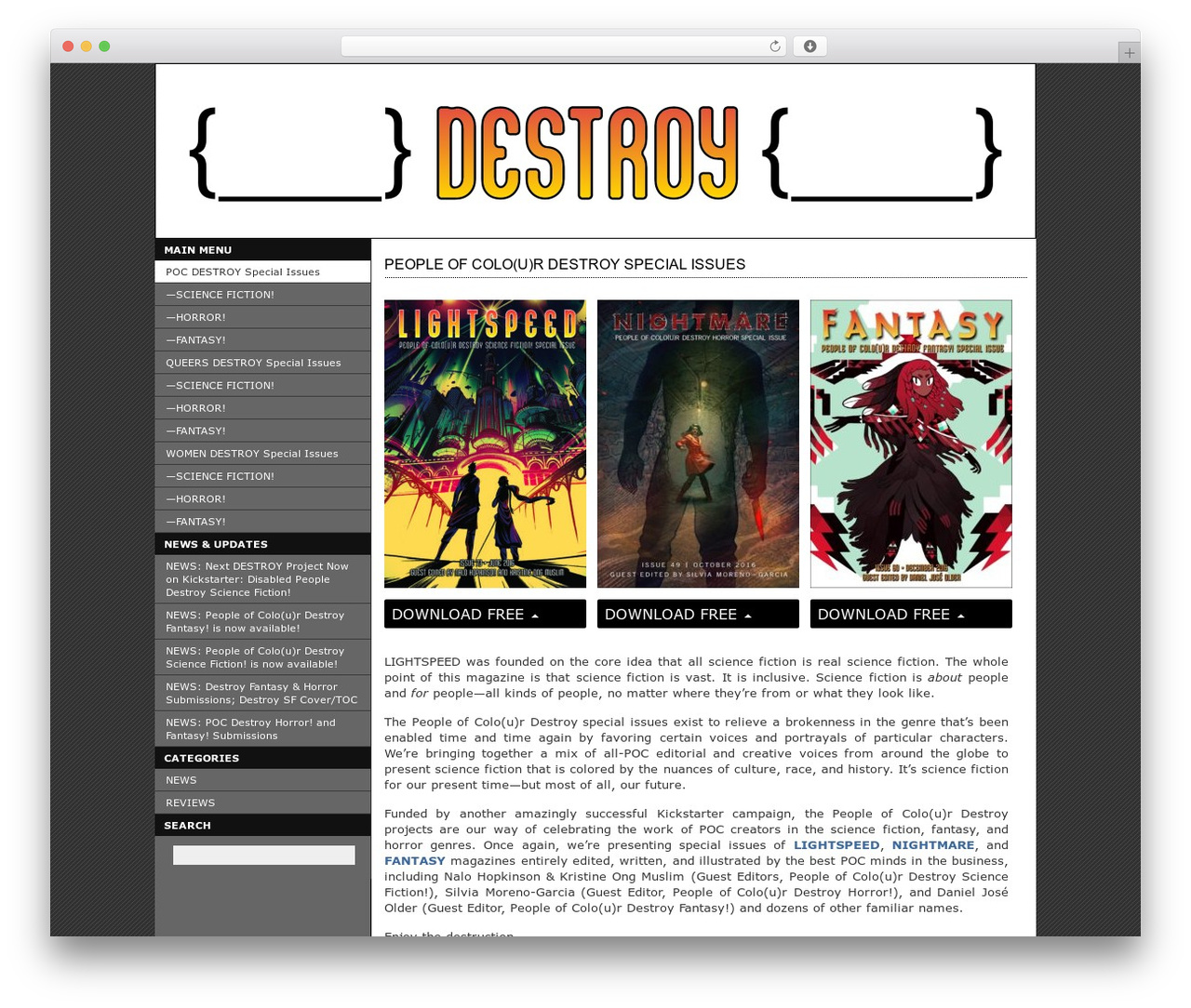 Theme WordPress JJA Book Theme Version Two - destroysf.com