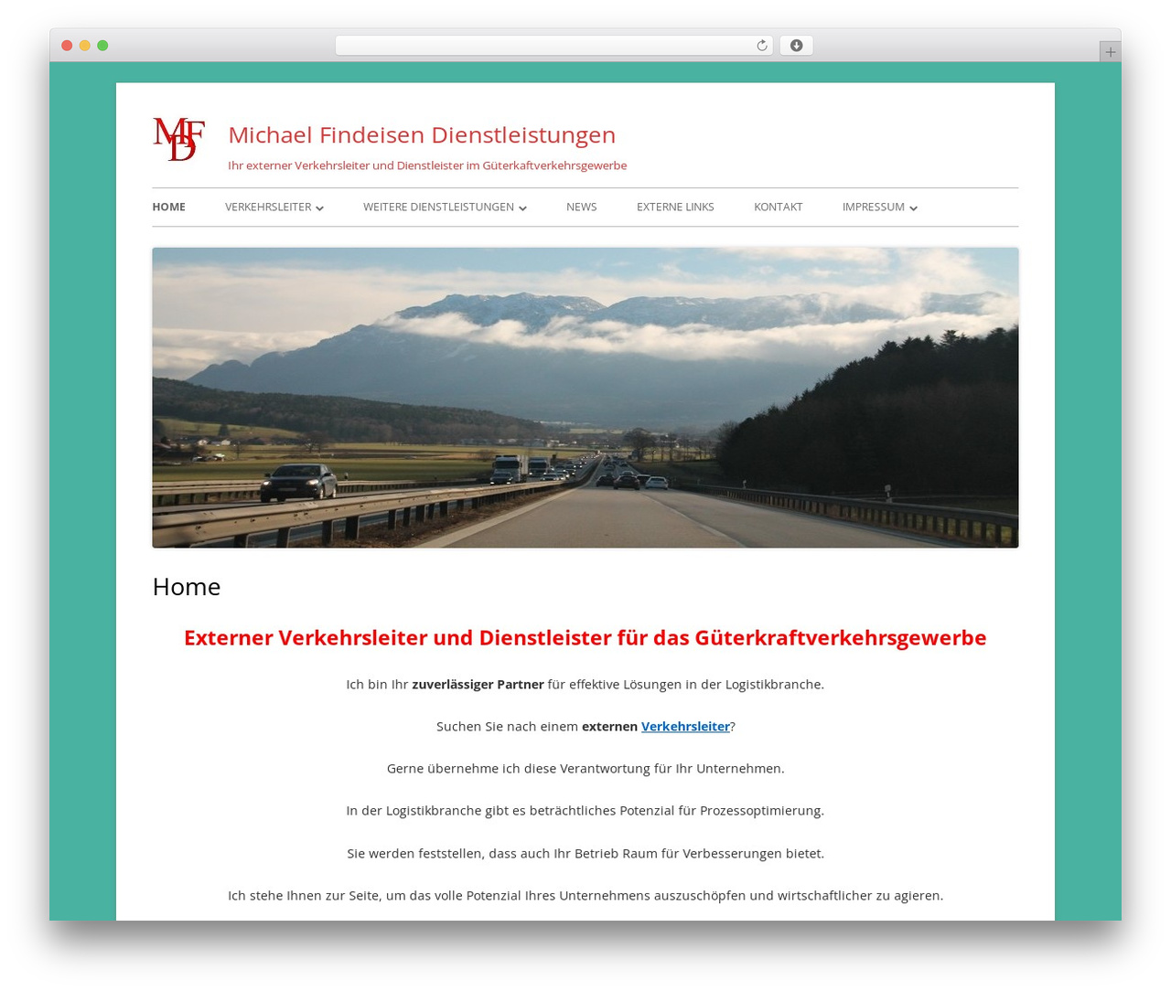 Tiny Forge WP theme - externer-verkehrsleiter.net