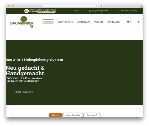 Salesman WordPress plugin - baumkinder.de