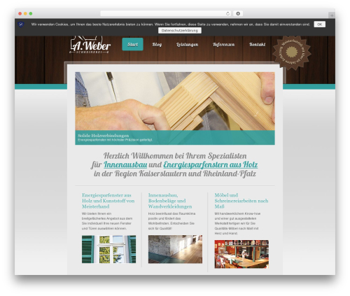 WordPress theme Basis - energiesparfenster-weber.de