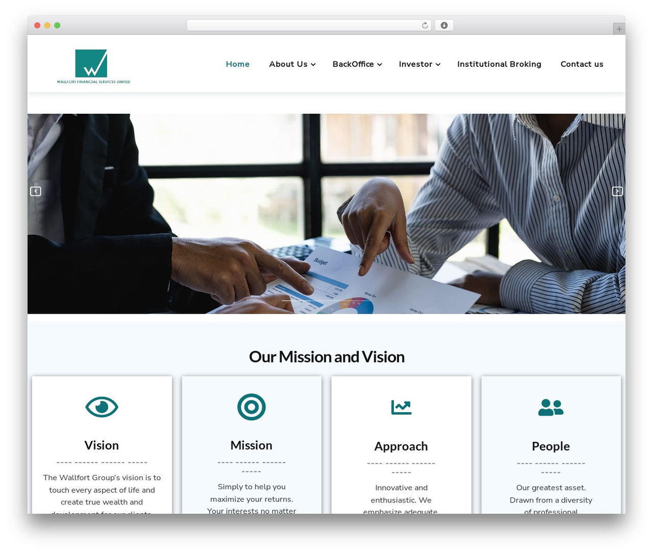 WordPress theme Borrow - wallfort.com