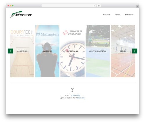 Architect top WordPress theme - esen.bg