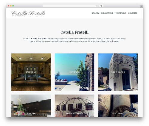 Catella Theme WordPress theme - catellamarmi.com