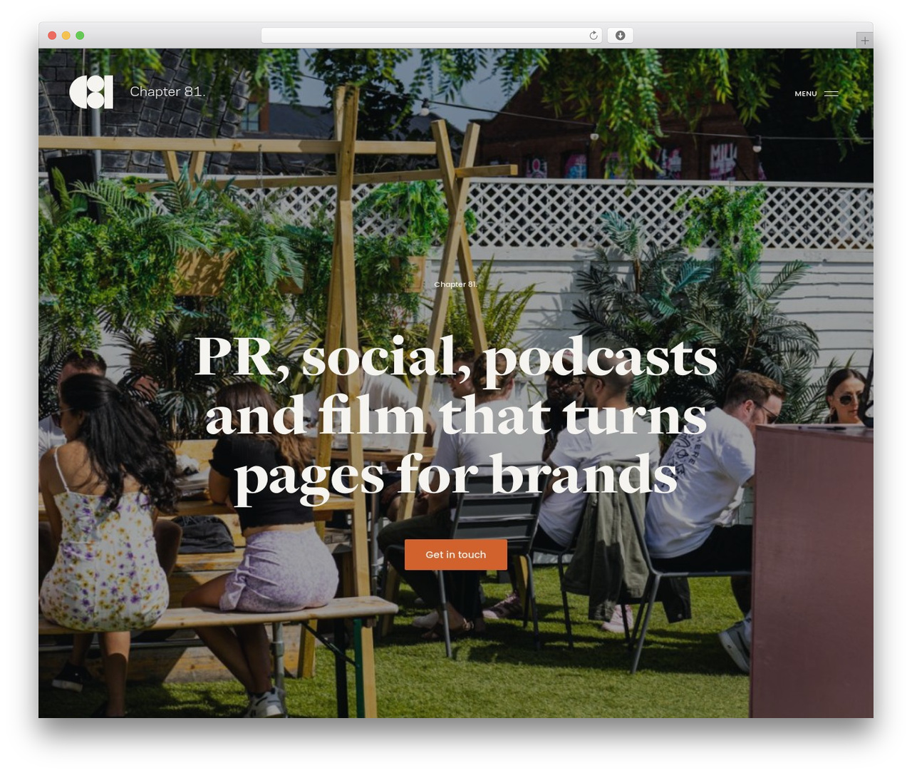 Chapter 81 WordPress theme - chapter81.co.uk
