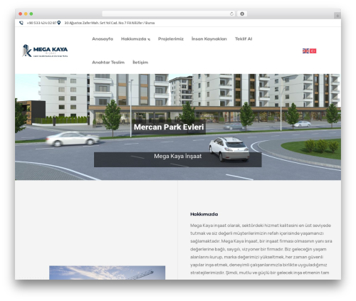Constix WordPress theme - megakayainsaat.com