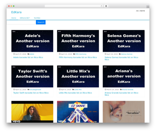 Liquid WordPress theme - edkara.com