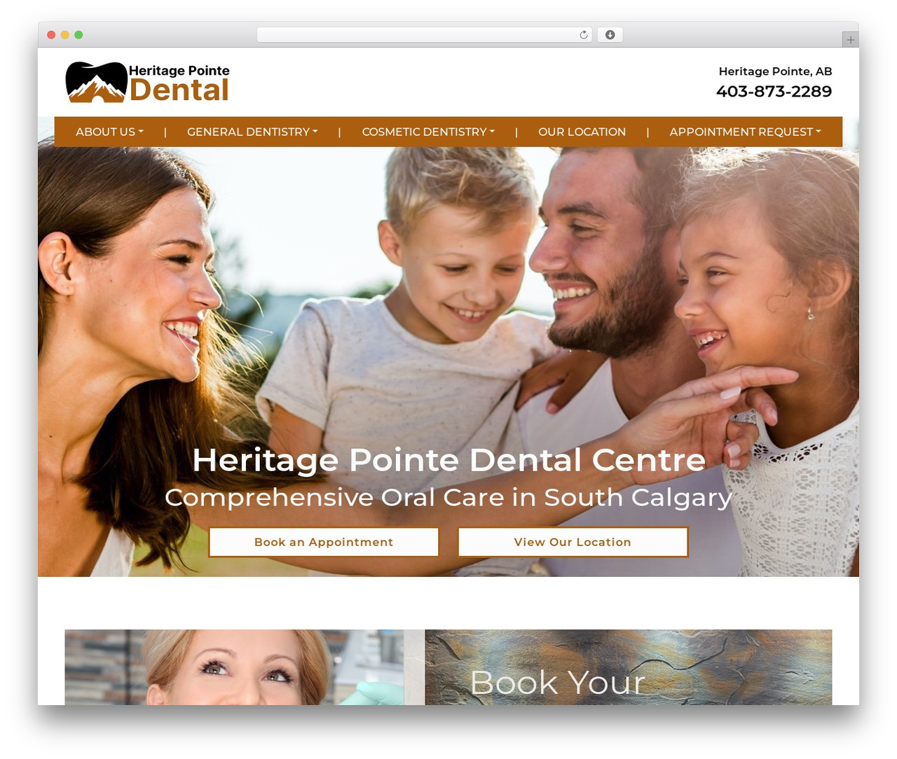 UnderStrap WordPress theme - heritagepointedental.com