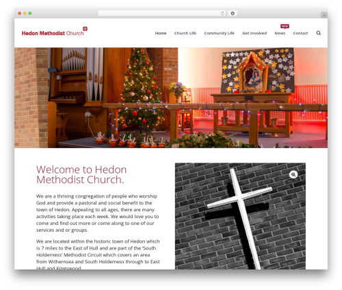 Uplift WordPress theme - hedonmethodistchurch.org.uk