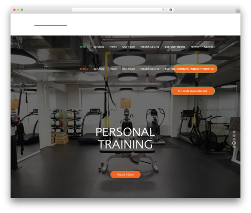 WellSpring WordPress website theme - centurionpt.com