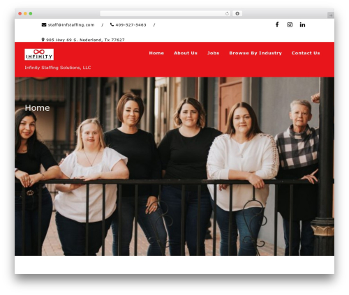 WordPress theme Teczilla - infstaffing.com