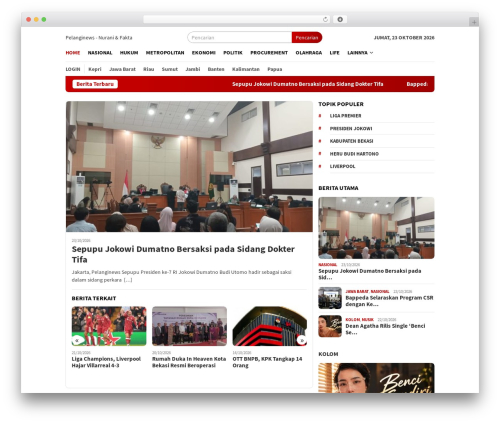 WordPress theme BloggingPro - pelanginews.com