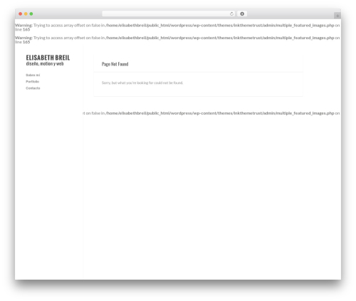 WordPress theme Ink - elisabethbreil.com
