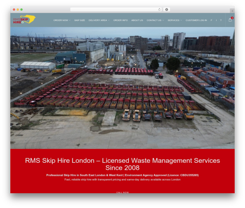 WordPress website theme Dylan WP - www.rmsskips.com