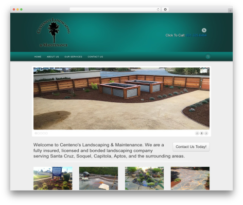 Alyeska landscaping WordPress theme - centenoslandscaping.com