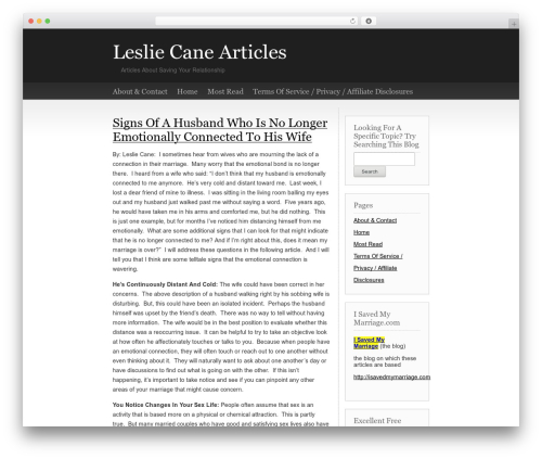 Basic Concept theme WordPress - lesliecanearticles.com