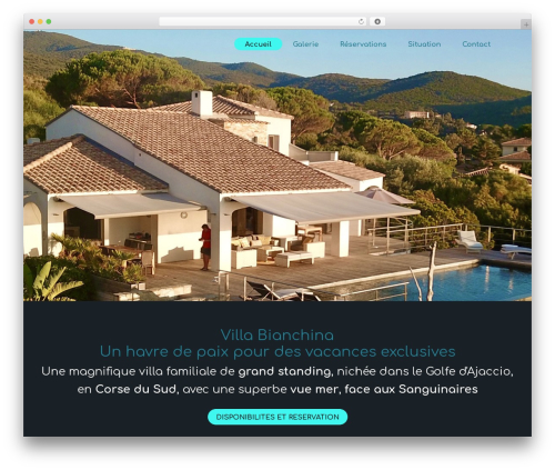 Bootstrap Component Blox theme WordPress - villabianchinacorse.com