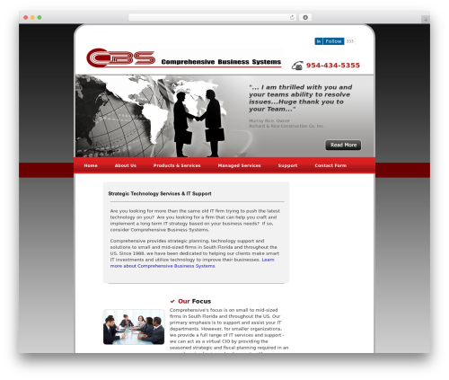 CBS WordPress theme - cbsbiz.com