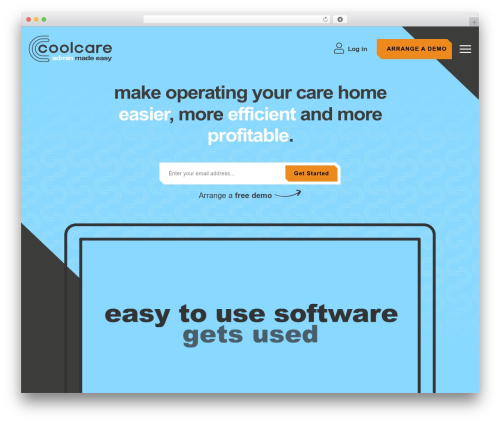 Coolcare WordPress theme - coolcare.co.uk