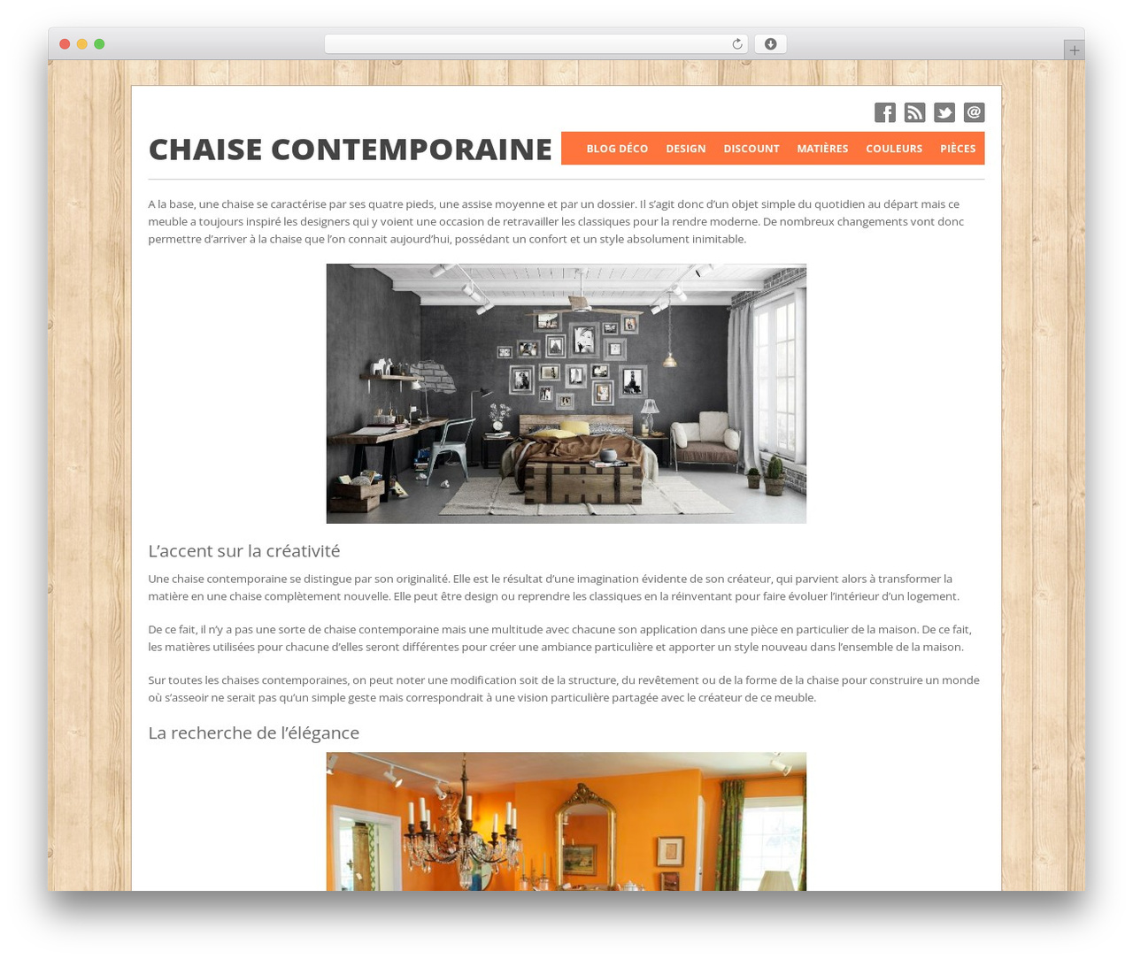 Delphi WordPress theme - chaisecontemporaine.com
