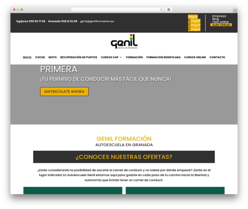 Divi theme WordPress - genilformacion.es