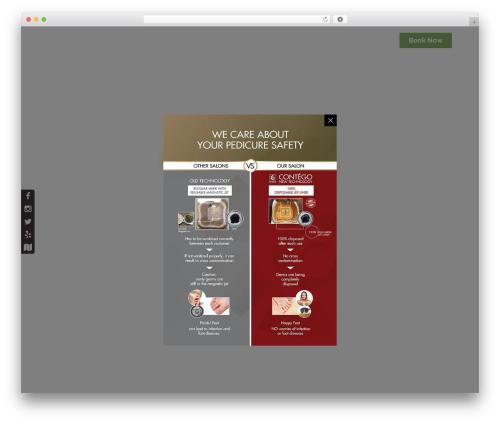 Mac menu WordPress plugin - organicnailslounge.com