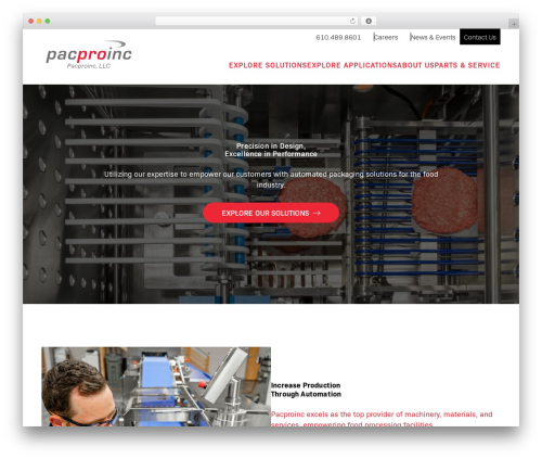 Impreza theme WordPress - pacproinc.com